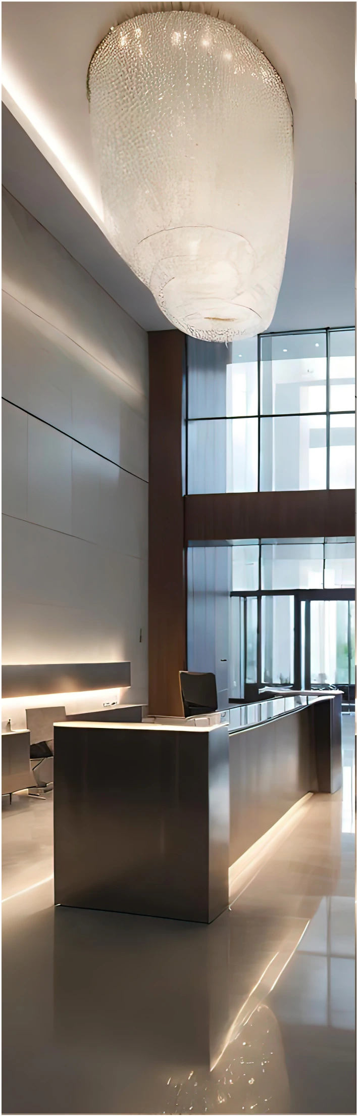 Workspace with computers